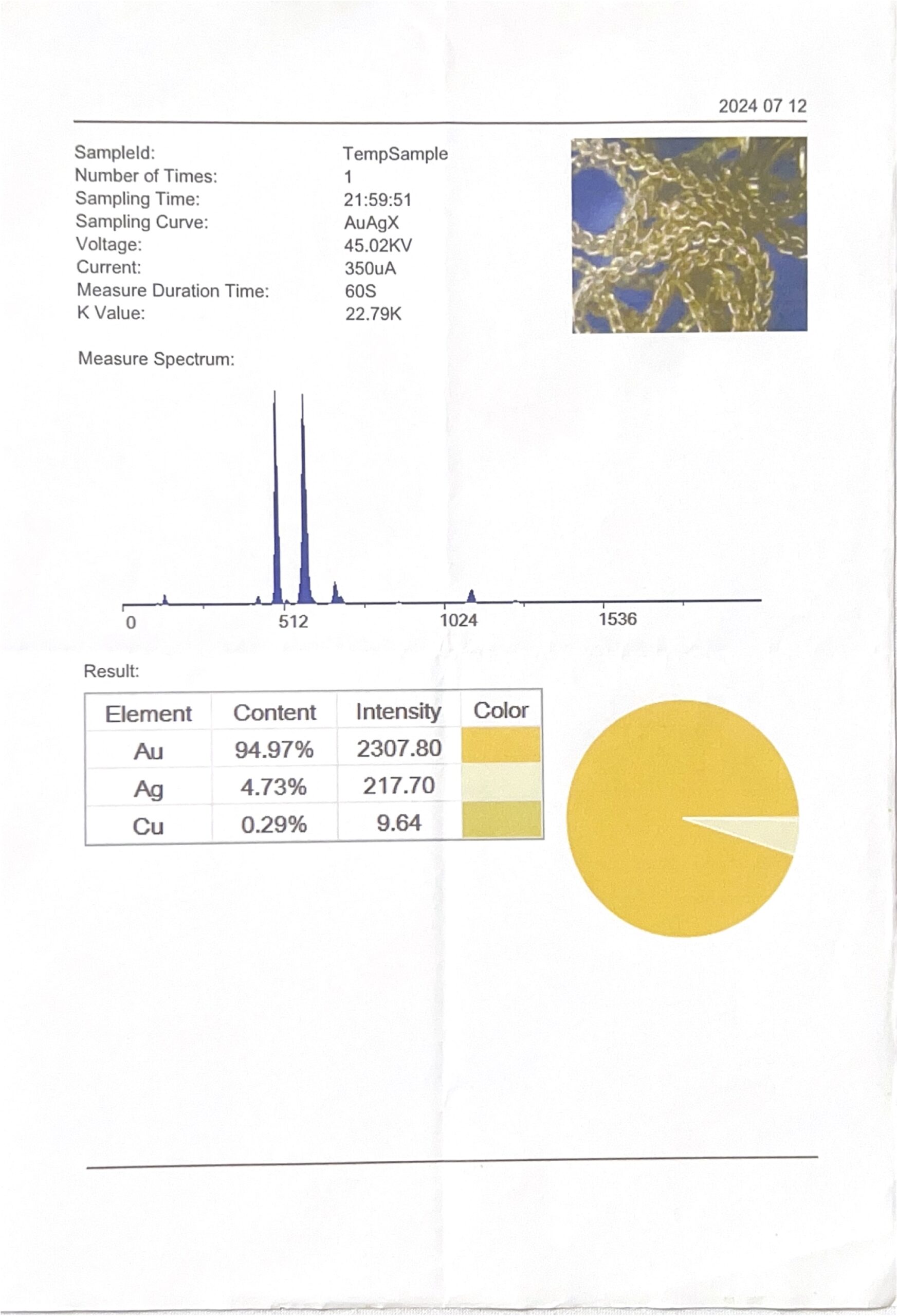 22k solid gold love pendant necklace