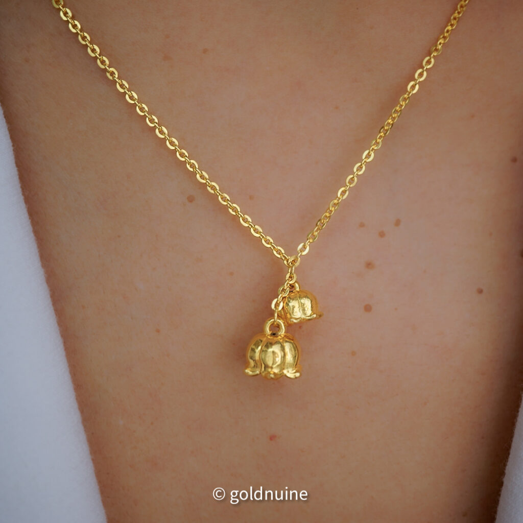 lily of the valley 22k solid gold