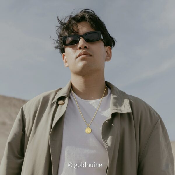 22k solid gold dragon fu pendant –au 965 thai yellow gold good luck charm, real gold dragon pendant, fine jewelry talisman