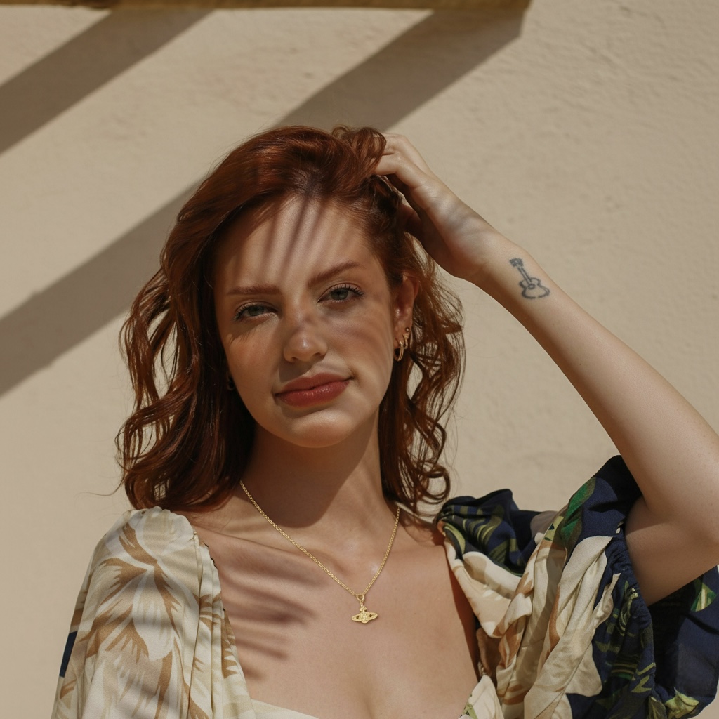 22K Solid Gold Saturn Pendant Necklace