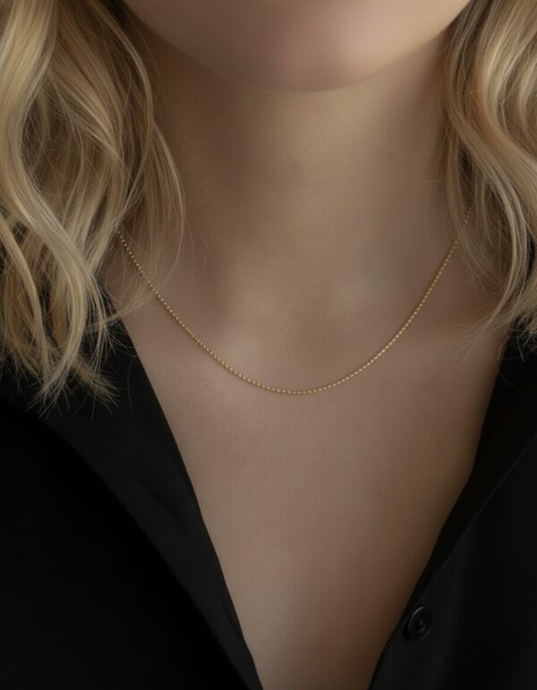 18k solid gold twisted box chain necklace 0.8mm dainty gold necklace, 16 20 inch