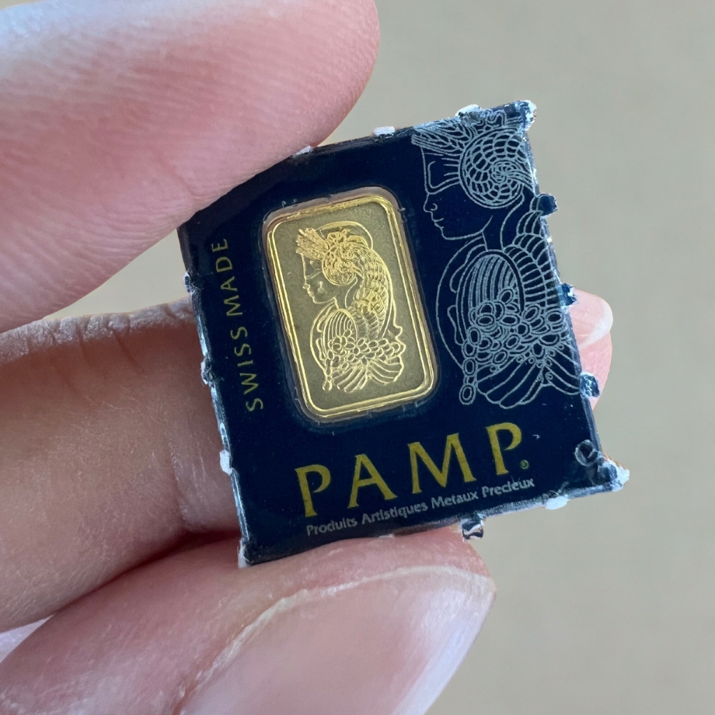 1g gold bar